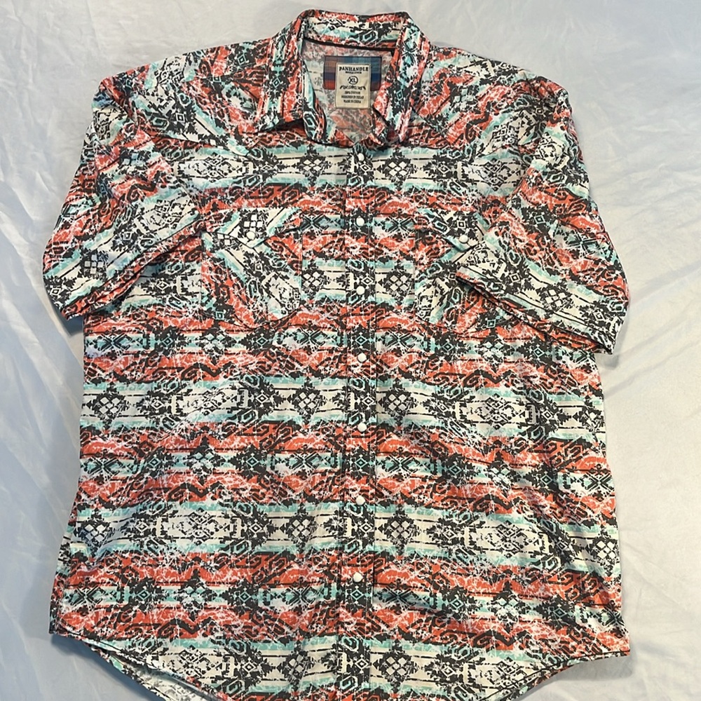 Panhandle Rough Stock Men’s Western Shirt XL